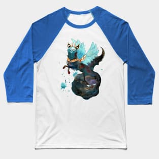 Galaxy Cat Dragon Baseball T-Shirt